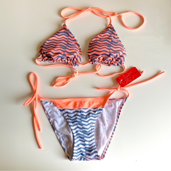 Reversible Bikini in orange crush - Picture 3 of 6